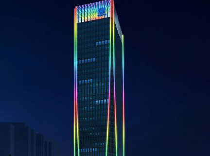某酒店楼体亮化